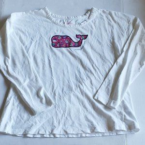 Vineyard Vines Girls Size 14 Shirt Christmas White